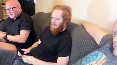 Watch these guys deepthroating and fucking in wild foursome action!