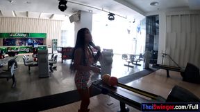 Young Thai MILF with booty fucked on amateur video after bowling