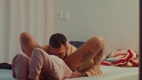 pov - ebony coworker had intense squirt orgasm on hotel room - max boss