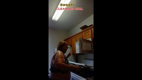 Sweaty cleaning girl BBW mature nurse Vicki