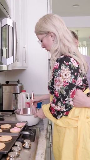 Step Mom Sydney Paige Pleasures Her Step Sons All Around The House On Valentines Day - FreeUse Milf   Clip 1