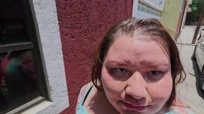 Doing Cumwalks with Lots of Thick Cum on My Face, Through the City with Lots of People...