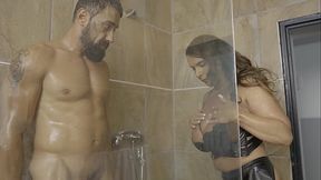 MODEST MILF TAKES A HOMELESS MAN HOME AND DISCOVERS HOW GREAT HE CAN FUCK