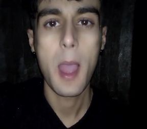 Play with Cum in Mouth After Cruising - Swallowing Stranger Cum