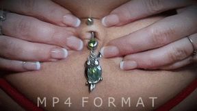 Blue and Green Belly Rings (HD) MP4