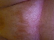 Stretching my pussy out on xxl Goliath