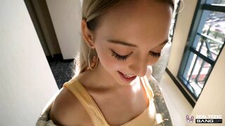 Real Teens - Cute Blondie Lily Larimar Fucked During First Porn Shoot