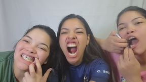 We Open Our Mouths and Show You Our Teeth