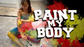 Nude Body Painting - WAM Wet and Messy (4K)