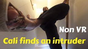 Giantess Cali finds an intruder- NonVR