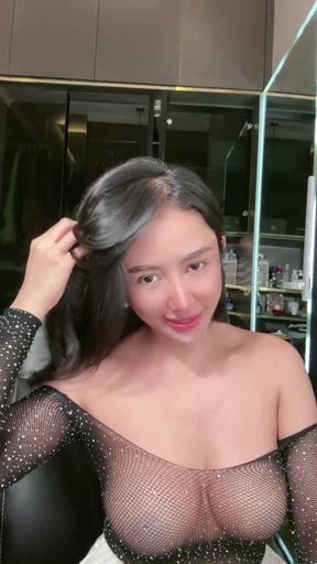 MODEL AGAIN VIDEO CALL SPREAD EX, HER TOKETS SQUEEZED HER EMEK WET CHUBBY