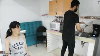 My neighbors offers to offer me water at his house until he fucks my rich vagina CUM-MOUTH Part one