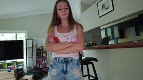 lola leda teases you about your small penis humiliaion