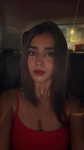 Bollywood actress shows off her cleavage on camera