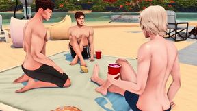 couple of bears fucked hard in the tight ass of a femboy (sims porn + sfm + anime hentai)