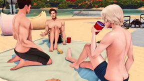 couple of bears fucked hard in the tight ass of a femboy (sims porn + sfm + anime hentai)