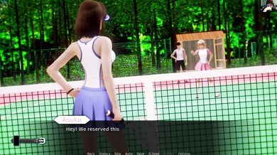 Love serving love as the tennis playing waifu gets courted by the class