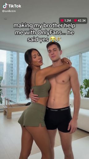 Making my brother help me with OnlyFans