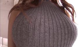 Busty Babe Rei Aimi Impaled on a Massive Hardcock Thrust