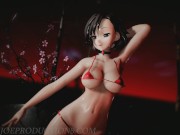 MMD SFW  Mitsu with a Red Bikini In - Chung Ha - Stay Tonight - 1077