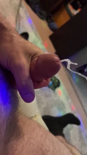 Slow motion cumshot with fleshlight