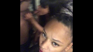 Sucking off my step sisters friend