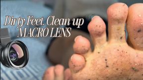SUB ENG : Dirty Feet, Clean up - MACRO LENS