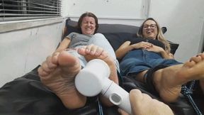 Amanda and Cristal who is more ticklish ?