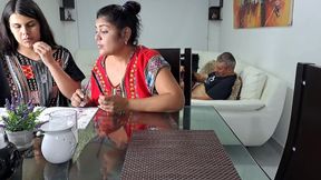 The Horny Old Man Receives a Blowjob From a Whore. Aly Doesn't Know Anything.