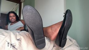 Stinky Ballet Flats Dangle