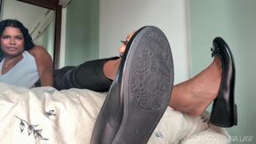Stinky Ballet Flats Dangle