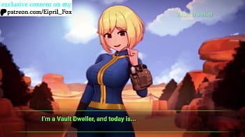Vault Dweller Girl wants to Research your Dick! - Fallout Animated Hentai 4K