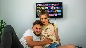 Netflix and Fuck; Amateur Couple 3D Porn Voyeur