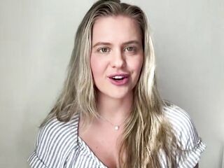 Golden-haired floozy Wisconsin Tiff tells all about her gangbangs and screwing mature lads