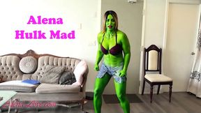 Alena Hulk Mad - Clothing Distruction SFX Hulk Transformation[HD]