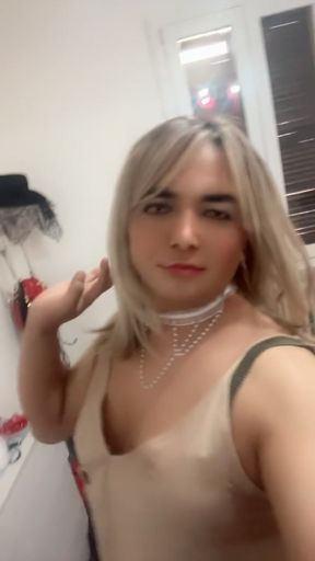 I dressed up again and here I am.