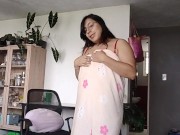 Your trans girlfriend awaits your return home with a surprise