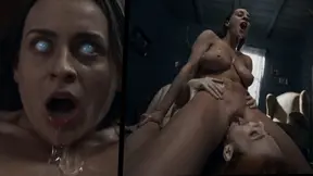Possessed sex addict Josephine Jackson eats pussy