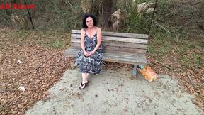 ali allure meets a stranger in the park red