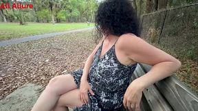 ali allure meets a stranger in the park red