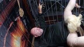 Part 4:- Melanie's First Time in the Dungeon with Lanista Bear and Domina Satana.