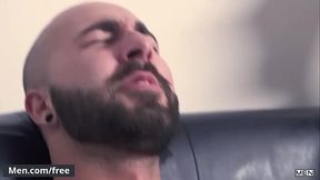 Muscular men (Logan Styles, Gabriel Wood) try anal for first time - Men.com