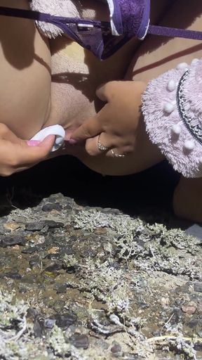 Compilation of Public Pissing in Nature While Traveling! POV!