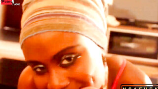 NSA Ebony teen cum in mouth compilation