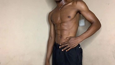 Sissy ebony worship body