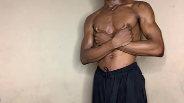 Sissy ebony worship body