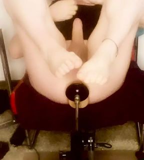 Gay fucks bussy with dildo machine and Pps goon
