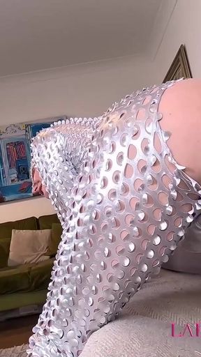 British Lassie Lara Latex is a Real Firecracker at LarasPlayground   Clip 1