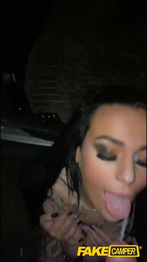 Fakecamper on most socials dogging outdoor