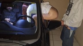 Husband Takes Wife To Fuck In Parking Lot With Stranger!